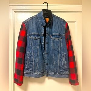 Jean checkered jacket